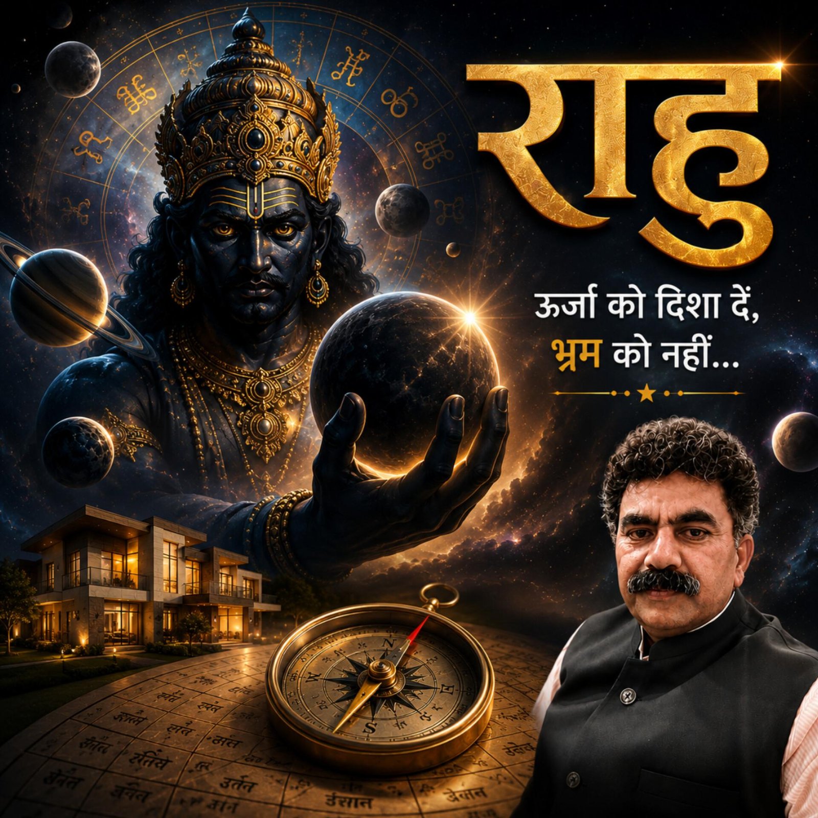 राहु की ऊर्जा को दिशा दें भ्रम को नहीं - Rahu Vastu Remedies Sunil Kumar Aryan