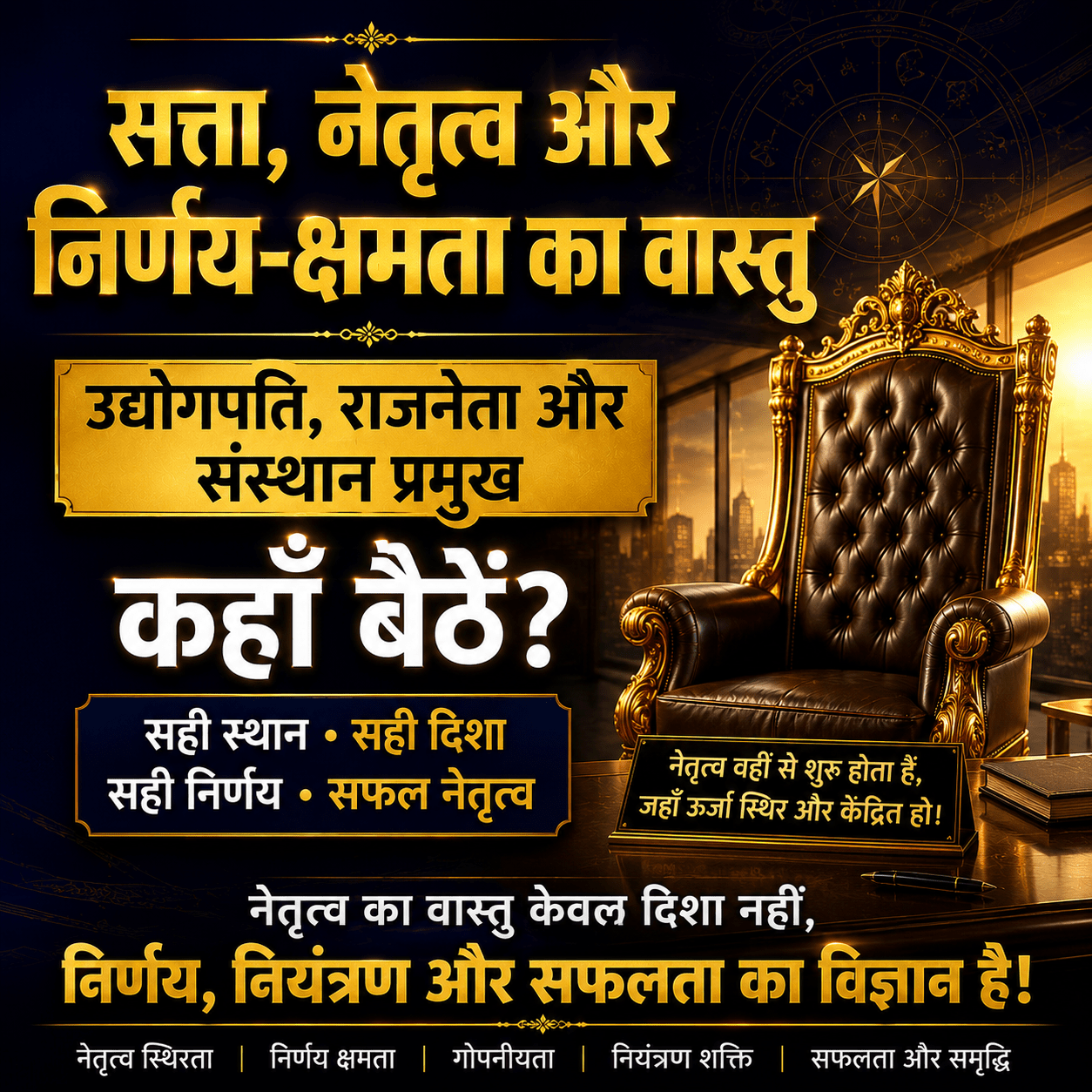 उद्योगपति, राजनेता और संस्थान प्रमुख कहाँ बैठें