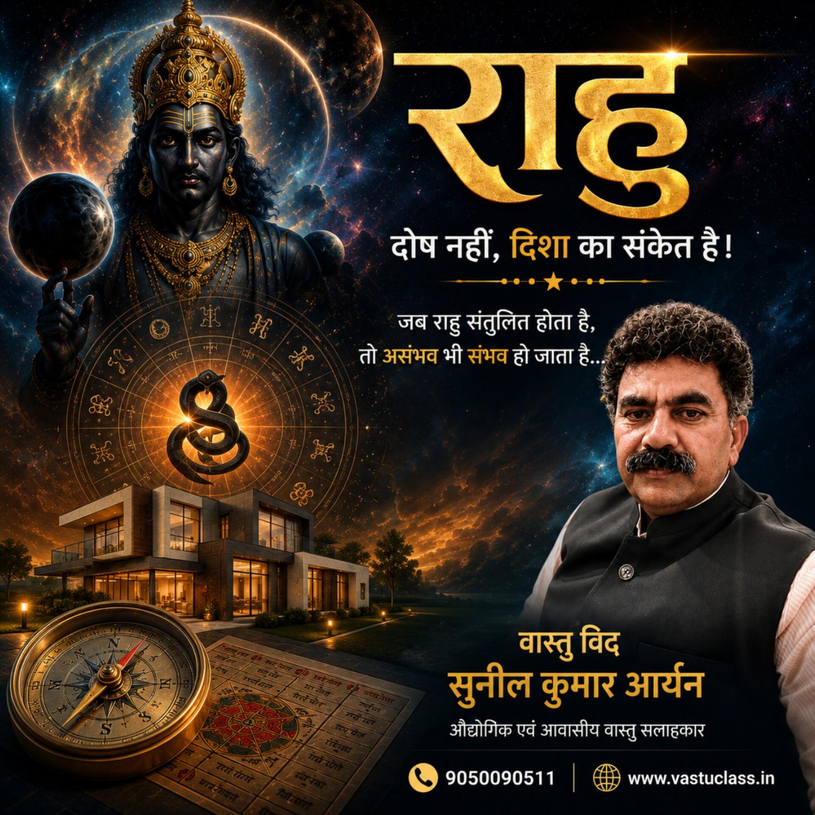 राहु दोष नहीं दिशा का संकेत है - Rahu Dosh Nahi Disha Ka Sanket Hai Vastu Jyotish
