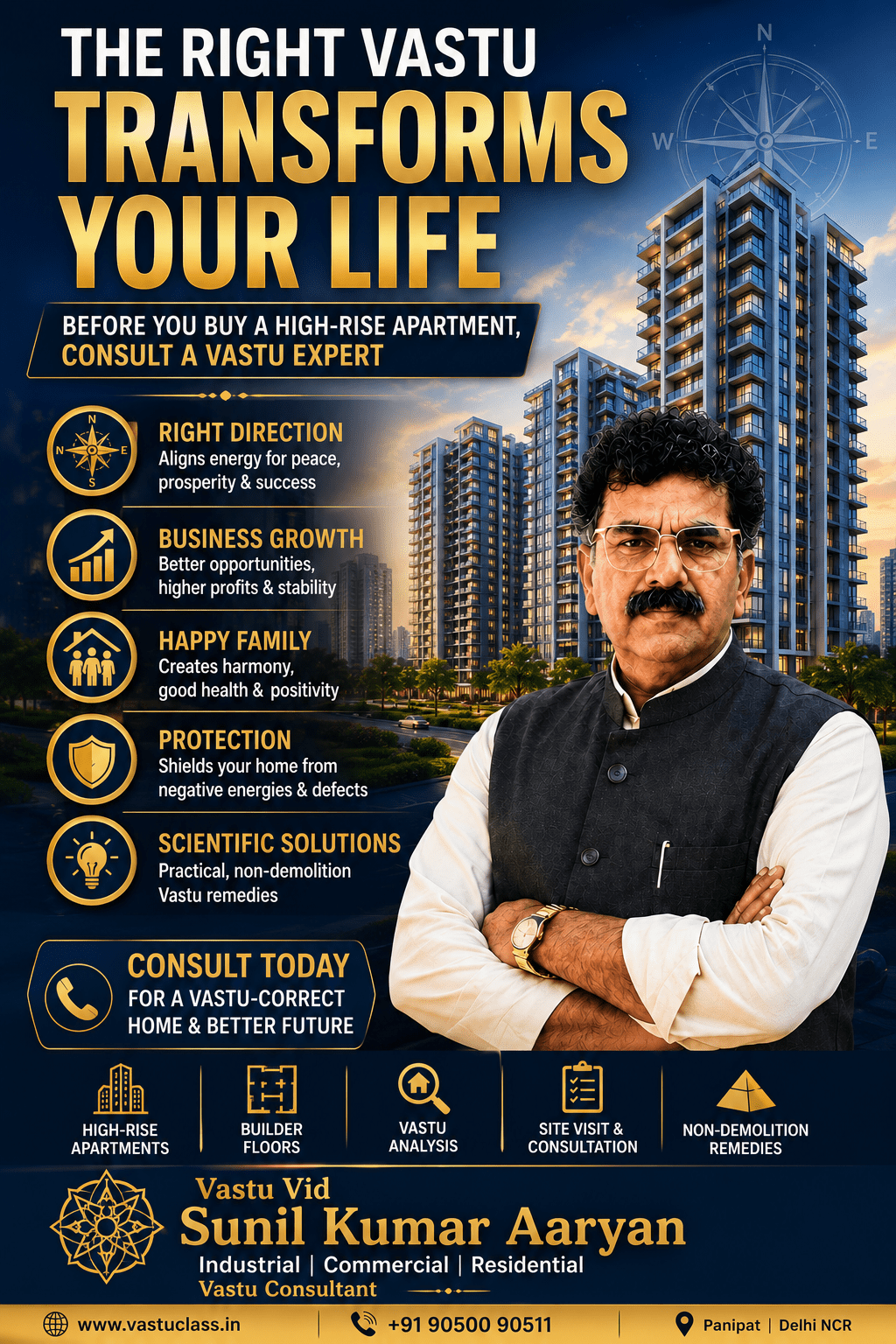 The Right Vastu Transforms Your Life - Before You Buy a High-Rise Apartment Consult a Vastu Expert