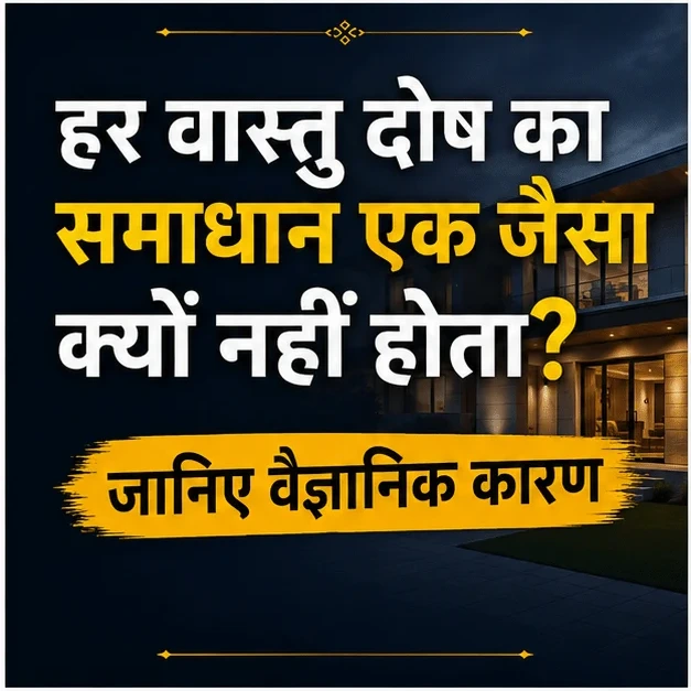 हर वास्तु दोष का समाधान एक जैसा क्यों नहीं होता