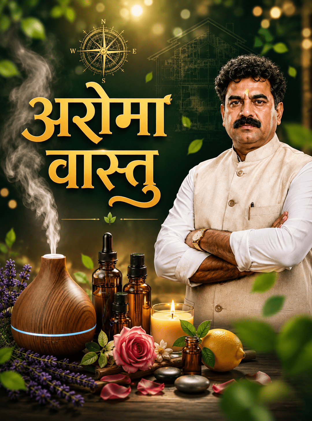 Read more about the article अरोमा वास्तु: सुगंध, पंचमहाभूत और स्थान की ऊर्जा का व्यावहारिक विज्ञान